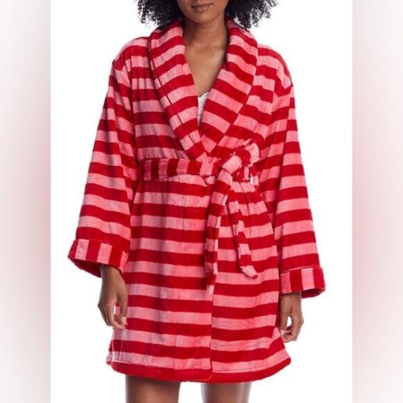NWT - Kate Spade - Red Striped Women's Robe - Picture 1 of 6
